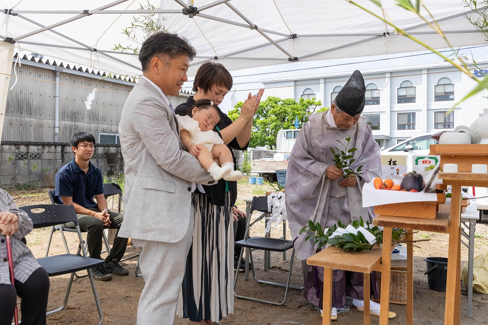 地鎮祭 玉串奉奠