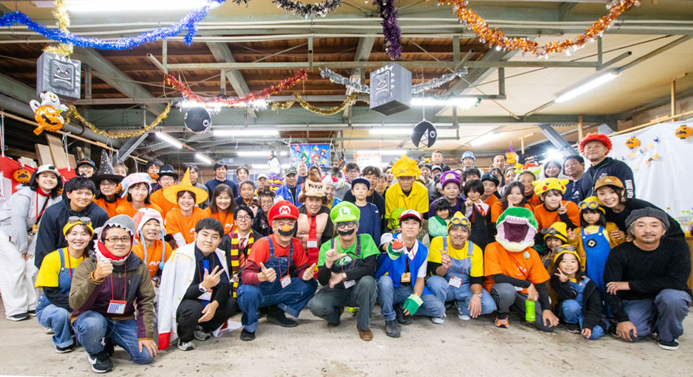 新築・注文住宅・リフォームなら鳥取県米子市の地元工務店、小田原工務店にお任せください。第27回お客様感謝祭スタッフ全員の画像