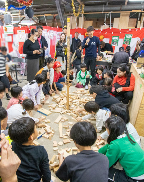 新築・注文住宅・リフォームなら鳥取県米子市の地元工務店、小田原工務店にお任せください。第27回お客様感謝祭の積み木の画像